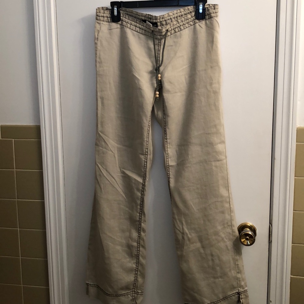 VTG Y2K Misdemeanor 100% Linen Pants size S